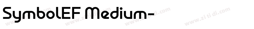 SymbolEF Medium字体转换